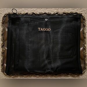 Tagoo Faux Leather High Waisted Leggings with Pockets! NWT!